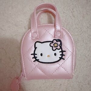 Sanrio Hello Kitty Retro Quilted Purse Pouch Card Holder